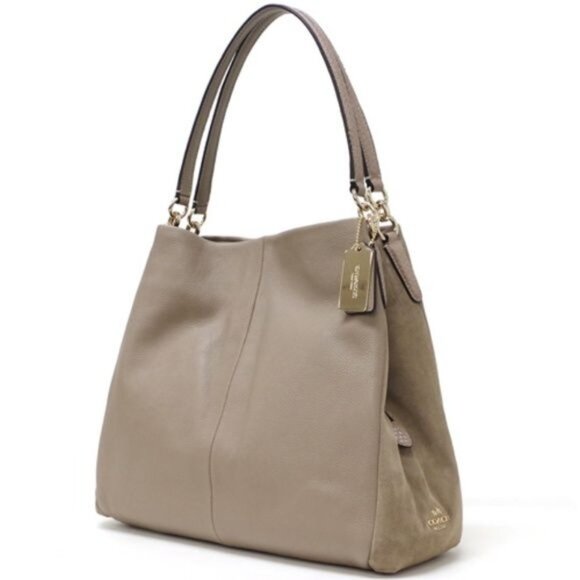 Coach Madison leather Large Phoebe shoulder bag - Picture 3 of 7